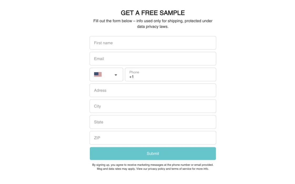 FREE Nutree Hair Botox Sample